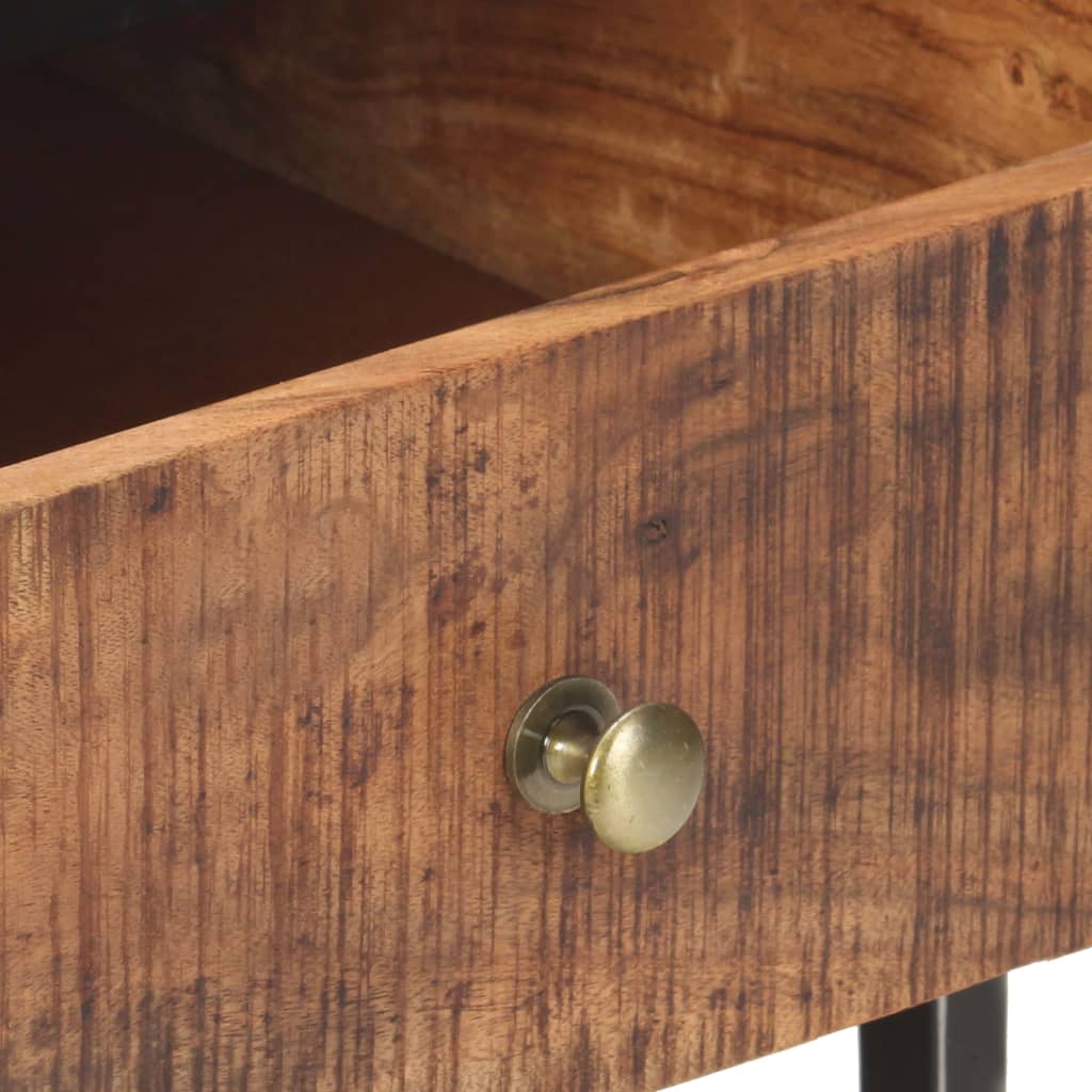 Tavolino da Salotto 90x50x40 cm in Legno di Acacia Grezzo