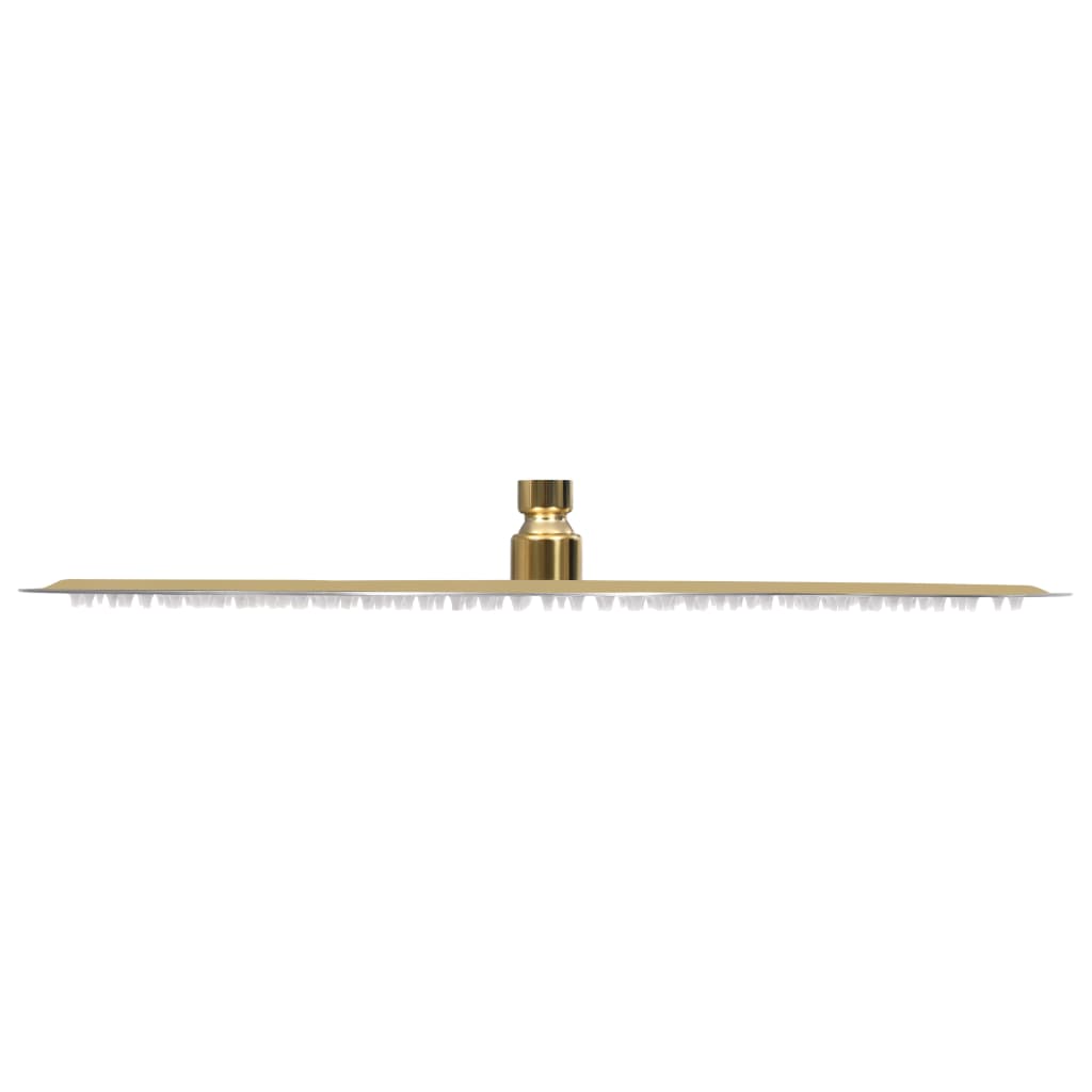Testa Doccia a Pioggia in Acciaio Inox 40 cm Rotonda Oro