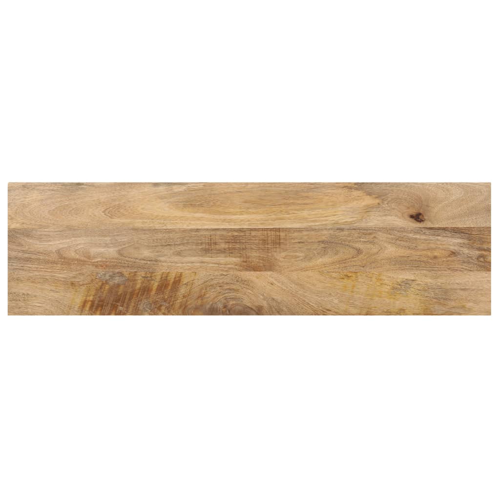 Tavolino da Salotto 90x30x40 cm in Legno Massello di Mango