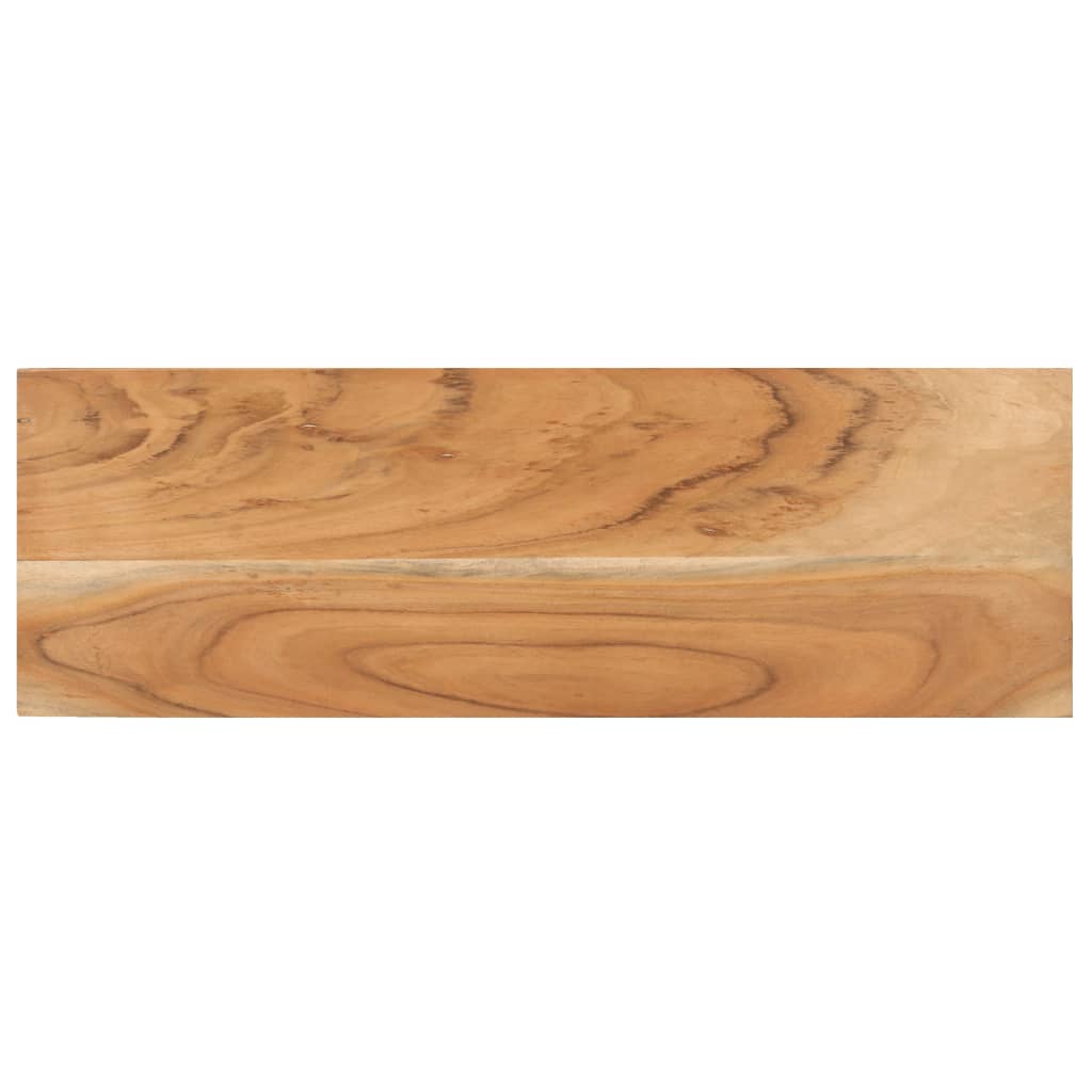 Tavolo Consolle 110x30x75 cm in Legno Massello di Acacia