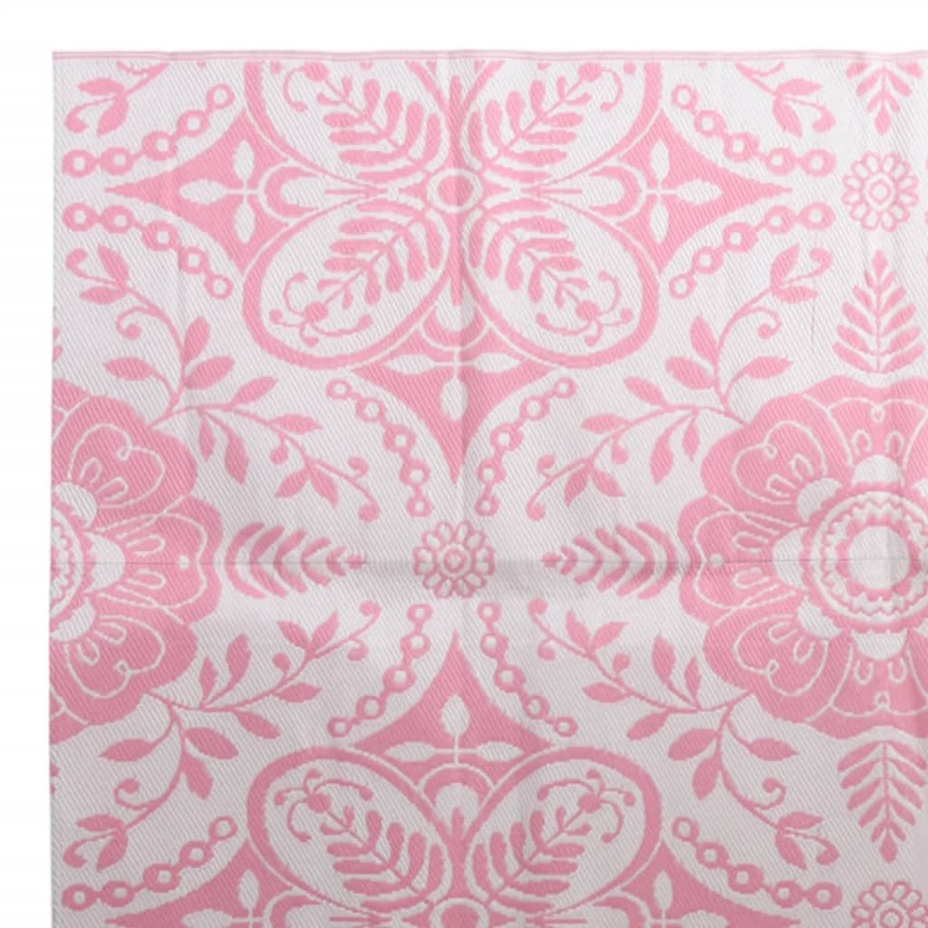 Tappeto da Esterni ARAKIL Rosa 190x290 cm in PP