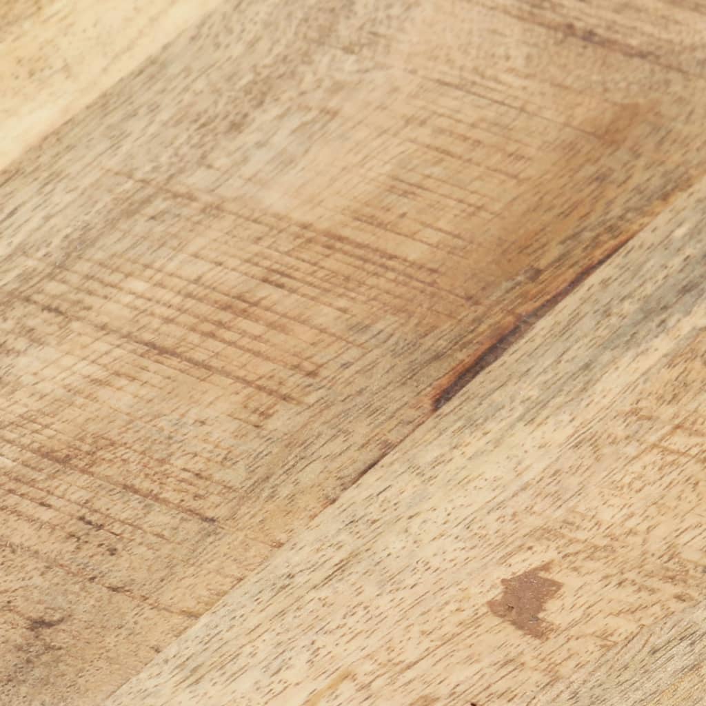 Tavolino da Salotto Grigio 68x68x30 cm Legno Massello di Mango