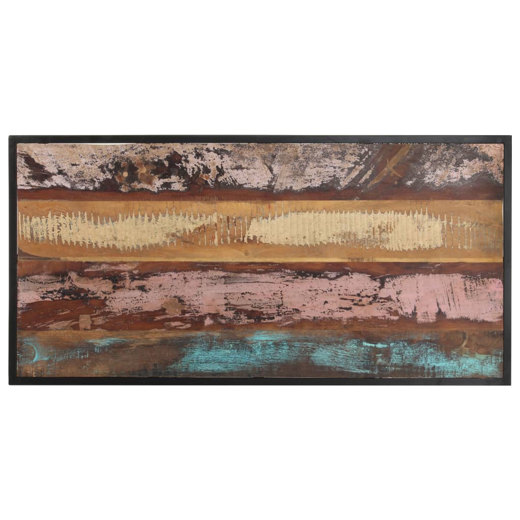 Tavolo da Pranzo 120 cm in Legno Massello di Recupero