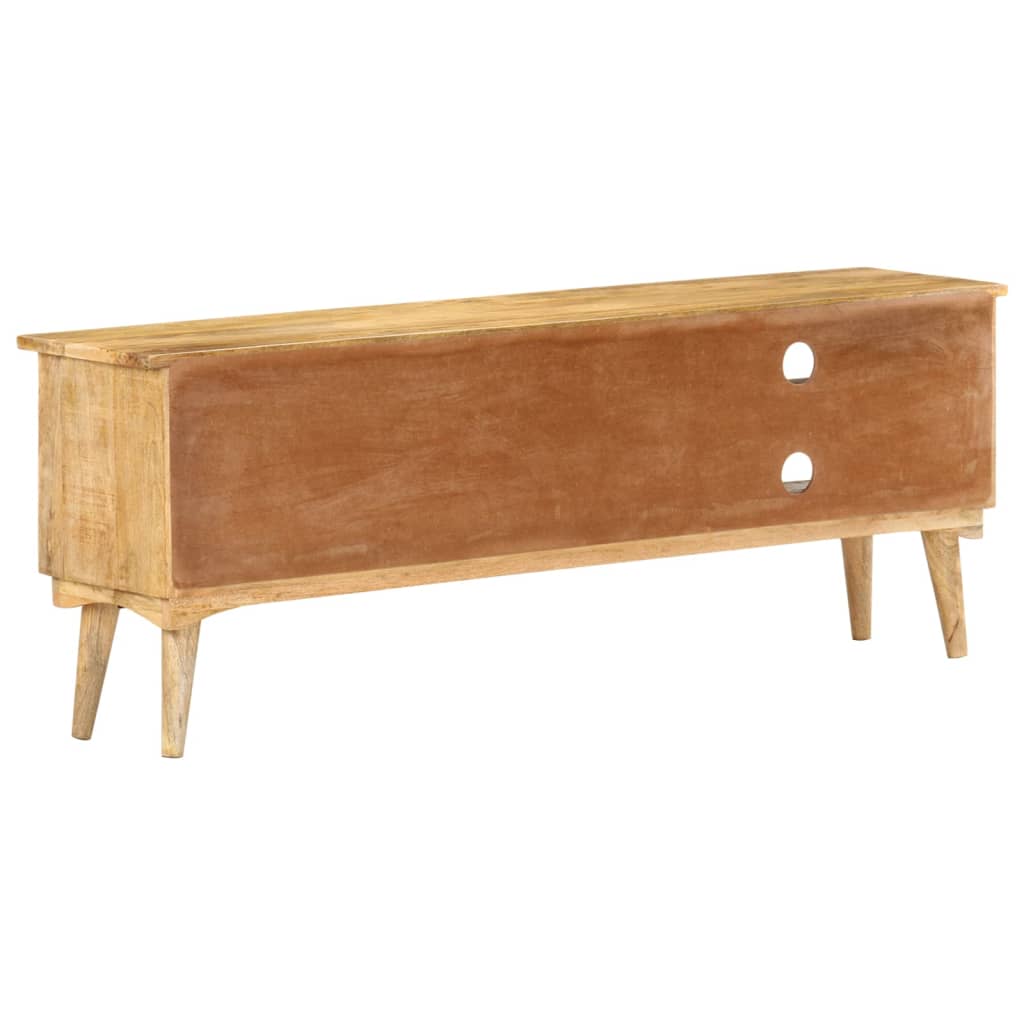 Mobile Porta TV 140x30x50 cm in Legno Massello di Mango