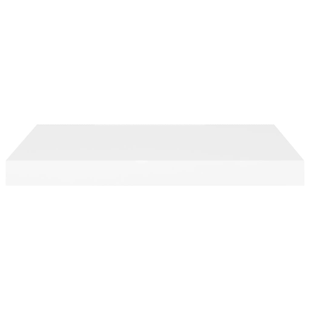 Scaffale a Parete Bianco 60x23,5x3,8 cm in MDF