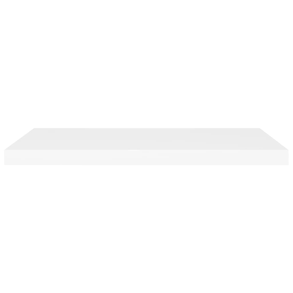 Scaffale a Parete Bianco 80x23,5x3,8 cm in MDF
