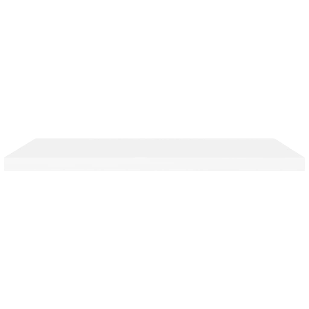 Scaffale a Parete Bianco 90x23,5x3,8 cm in MDF