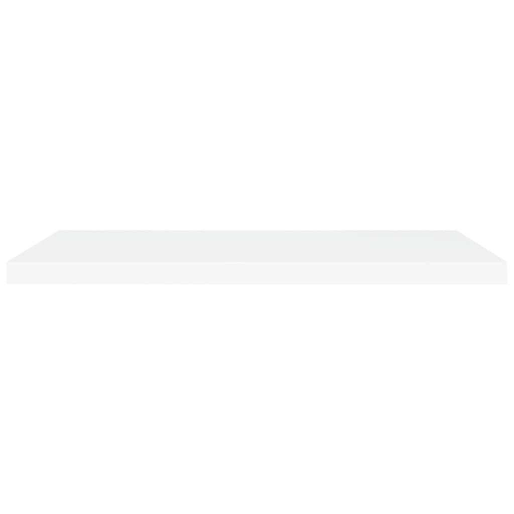 Scaffali a Parete 4 pz Bianchi 90x23,5x3,8 cm in MDF