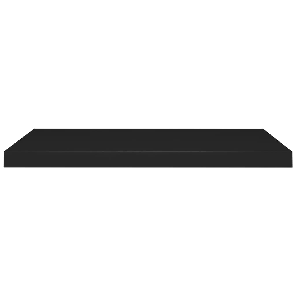 Scaffali a Parete 4 pz Neri 80x23,5x3,8 cm in MDF