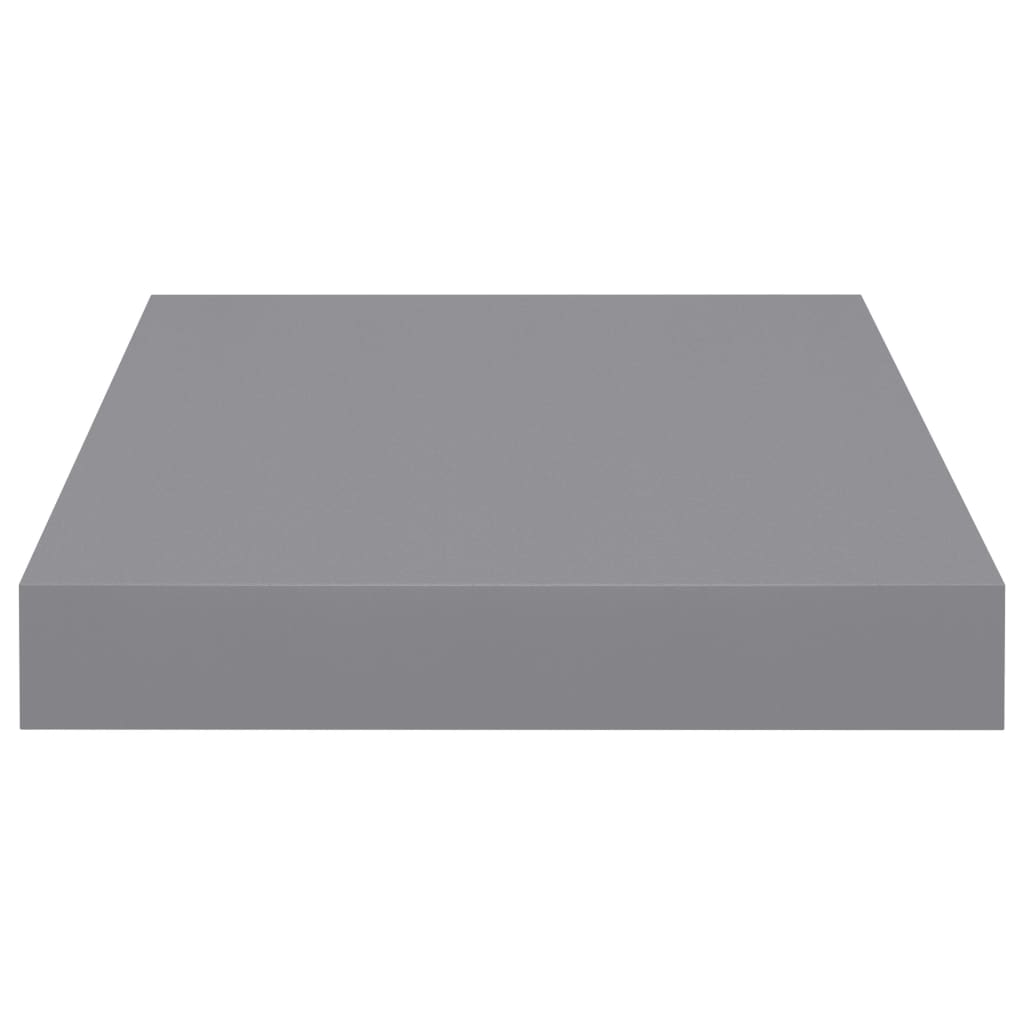 Scaffale a Parete Grigio 23x23,5x3,8 cm in MDF