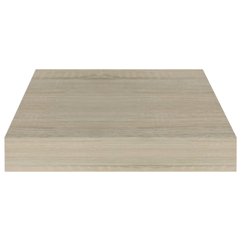 Scaffale a Parete Rovere 23x23,5x3,8 cm in MDF