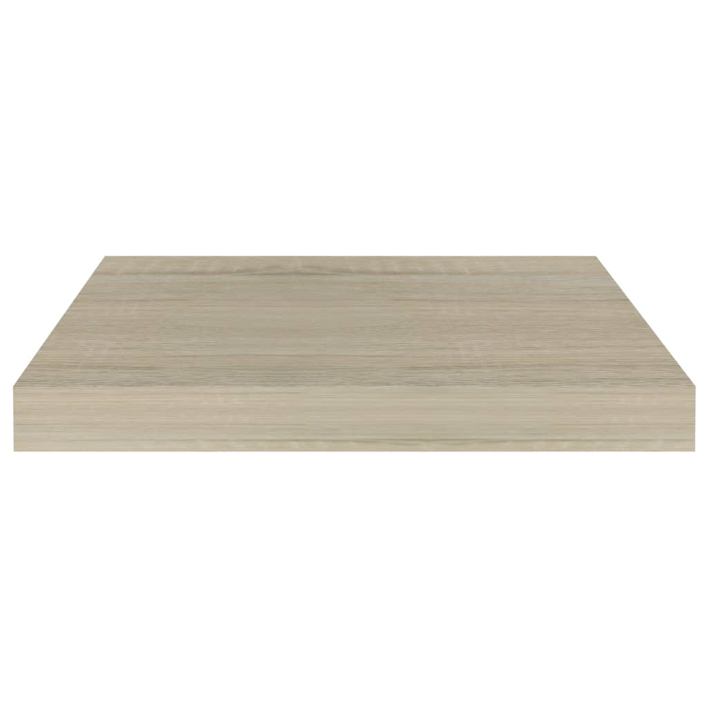 Scaffale a Parete Rovere 40x23x3,8 cm in MDF