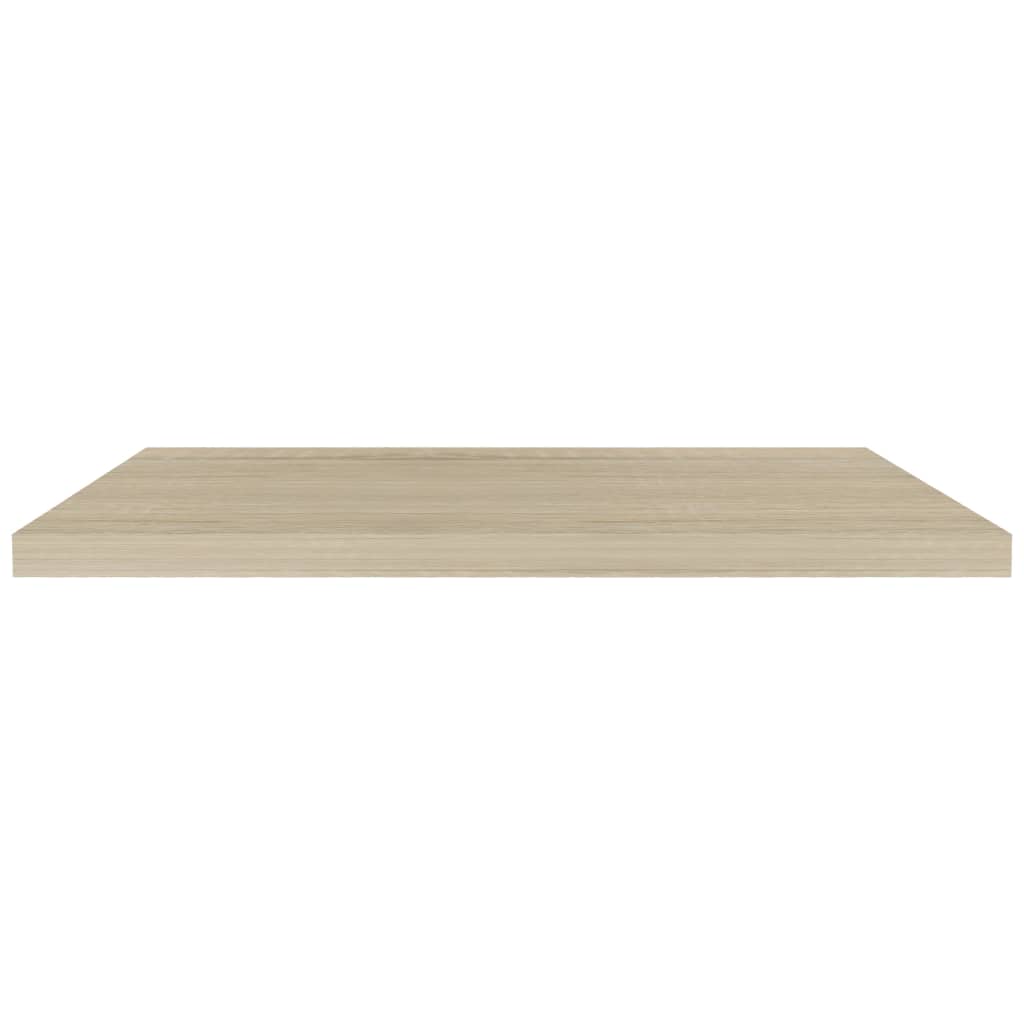 Scaffali a Parete 4 pz Rovere 90x23,5x3,8 cm in MDF