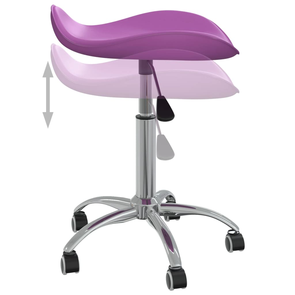 Sgabello da Salone Spa Viola in Similpelle