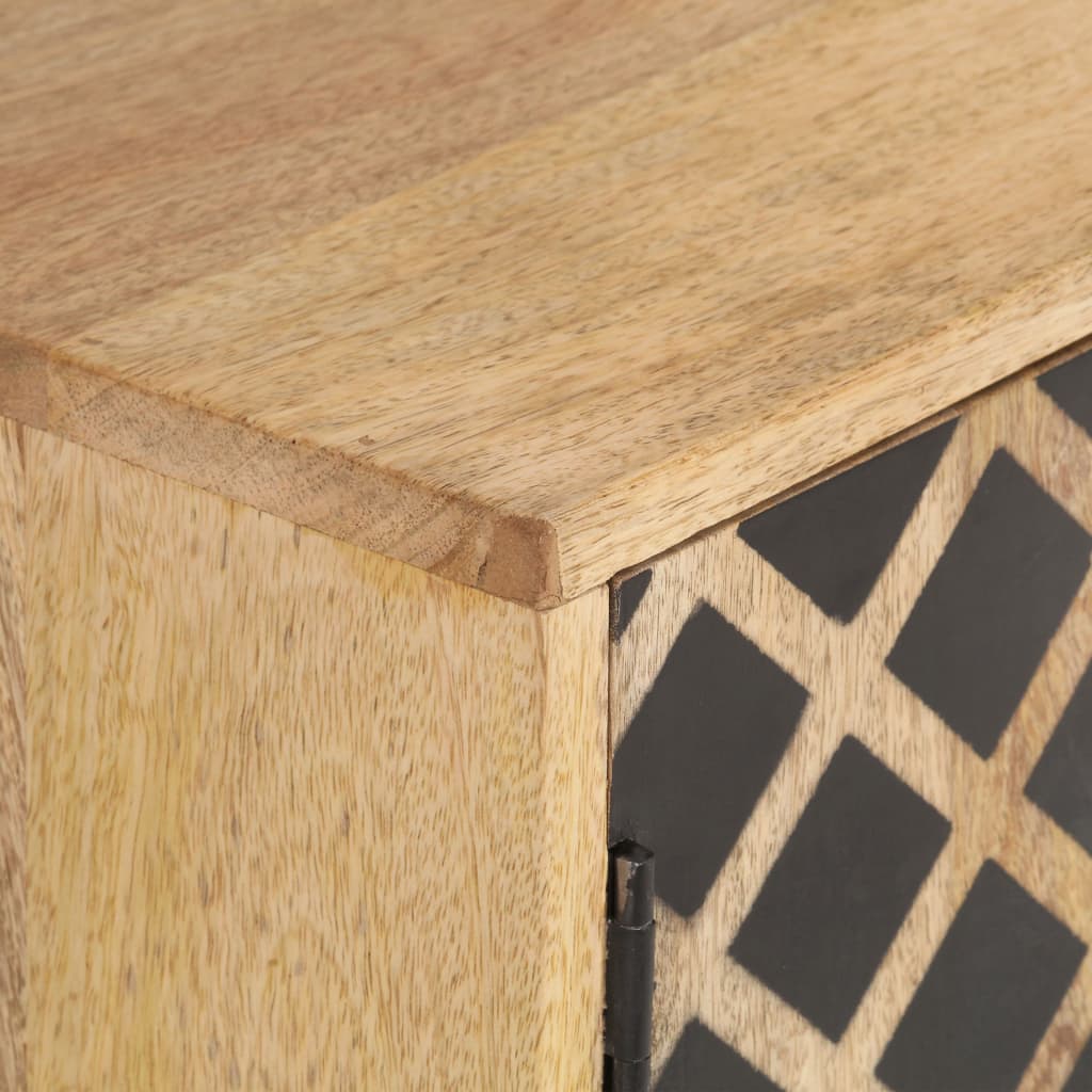 Credenza 118x35x75 cm in Legno Massello di Mango