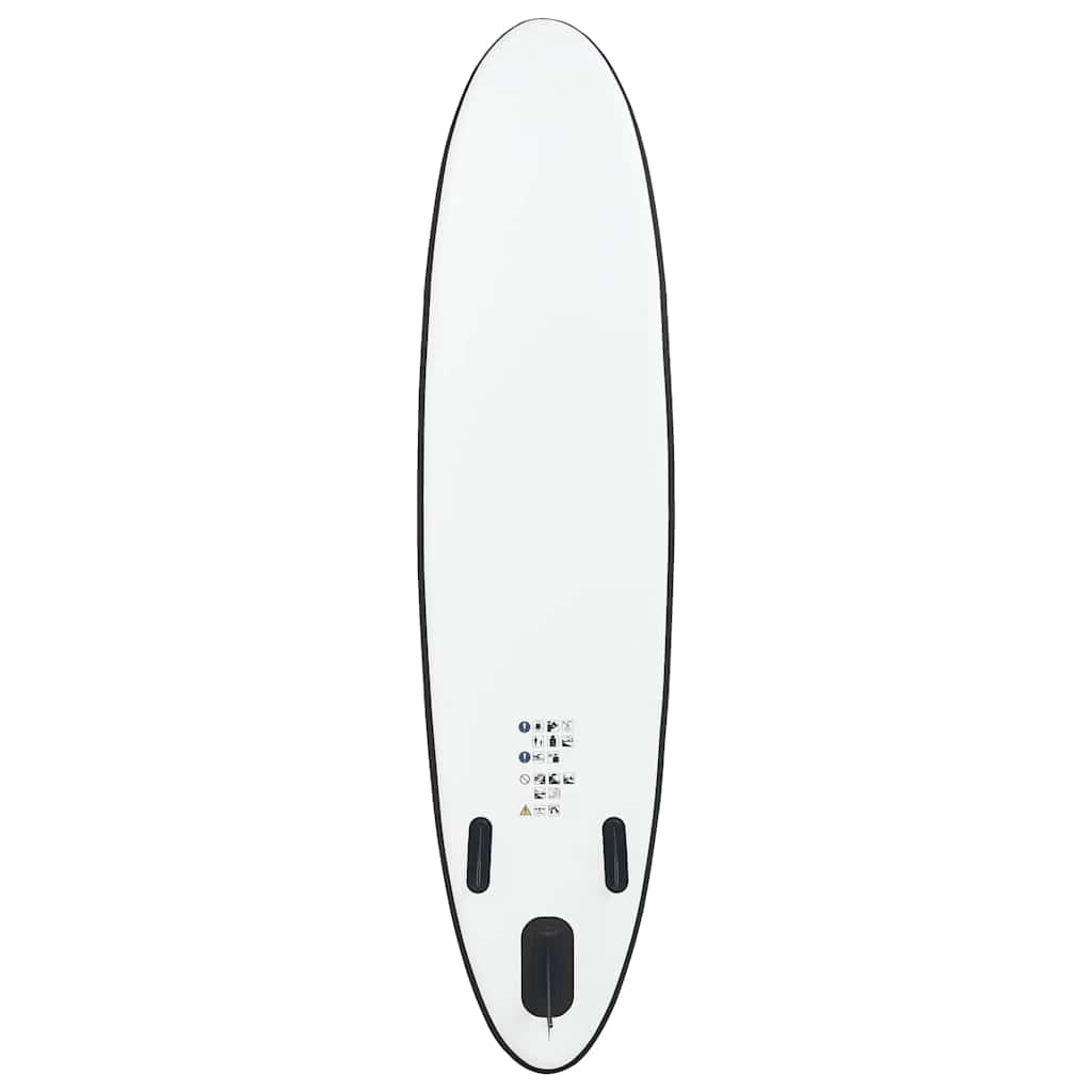 Set Tavola da SUP Gonfiabile Nero e Bianco