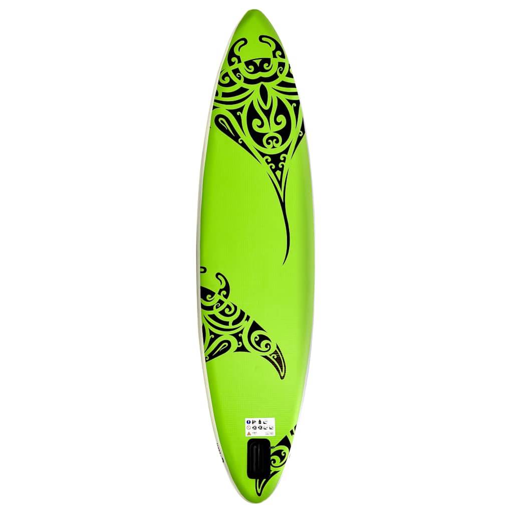Set Tavola Gonfiabile da SUP 320x76x15 cm Verde