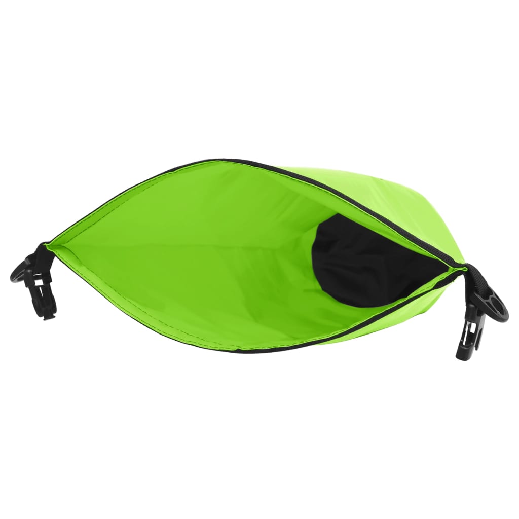 Borsa Impermeabile con Cerniera Verde 20 L in PVC
