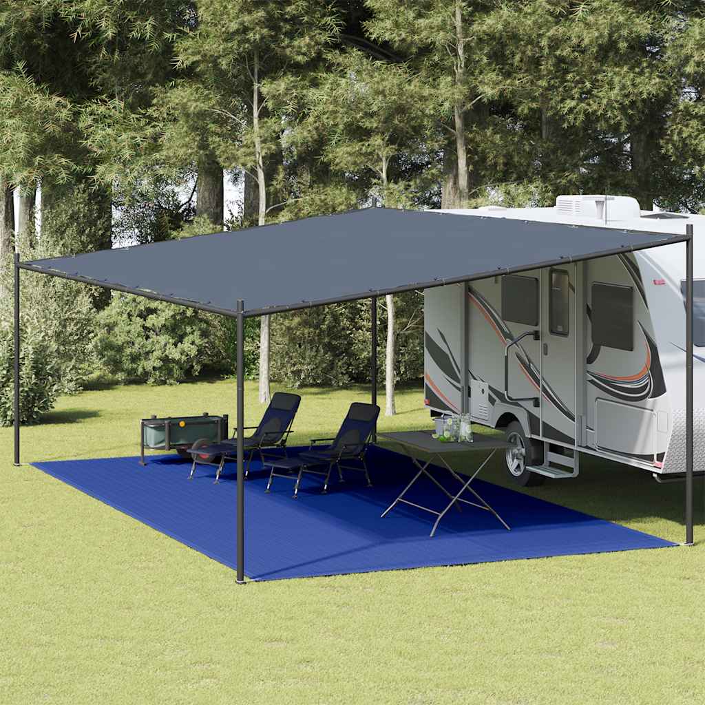 Tappeto da Tenda 300x600 cm Blu in HDPE