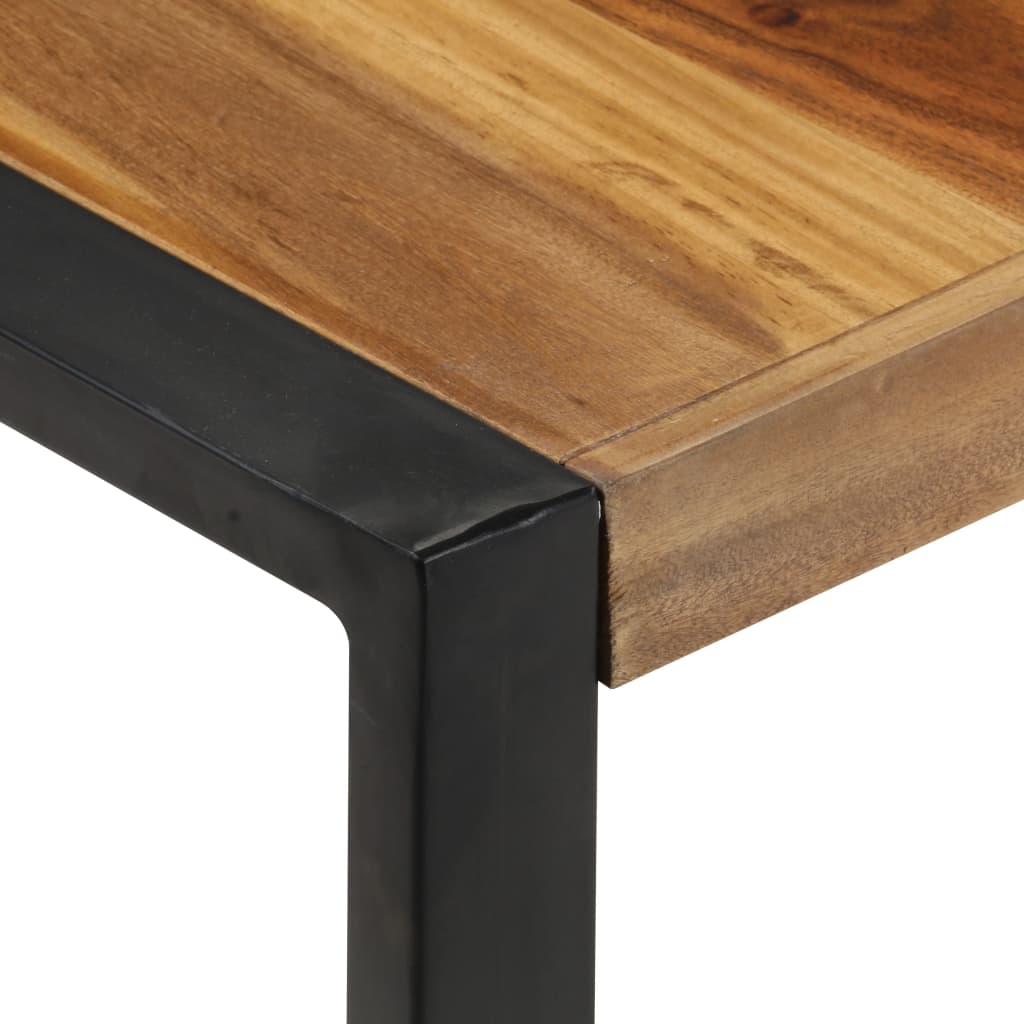 Tavolino da Salotto 120x120x40 cm in Legno Massello