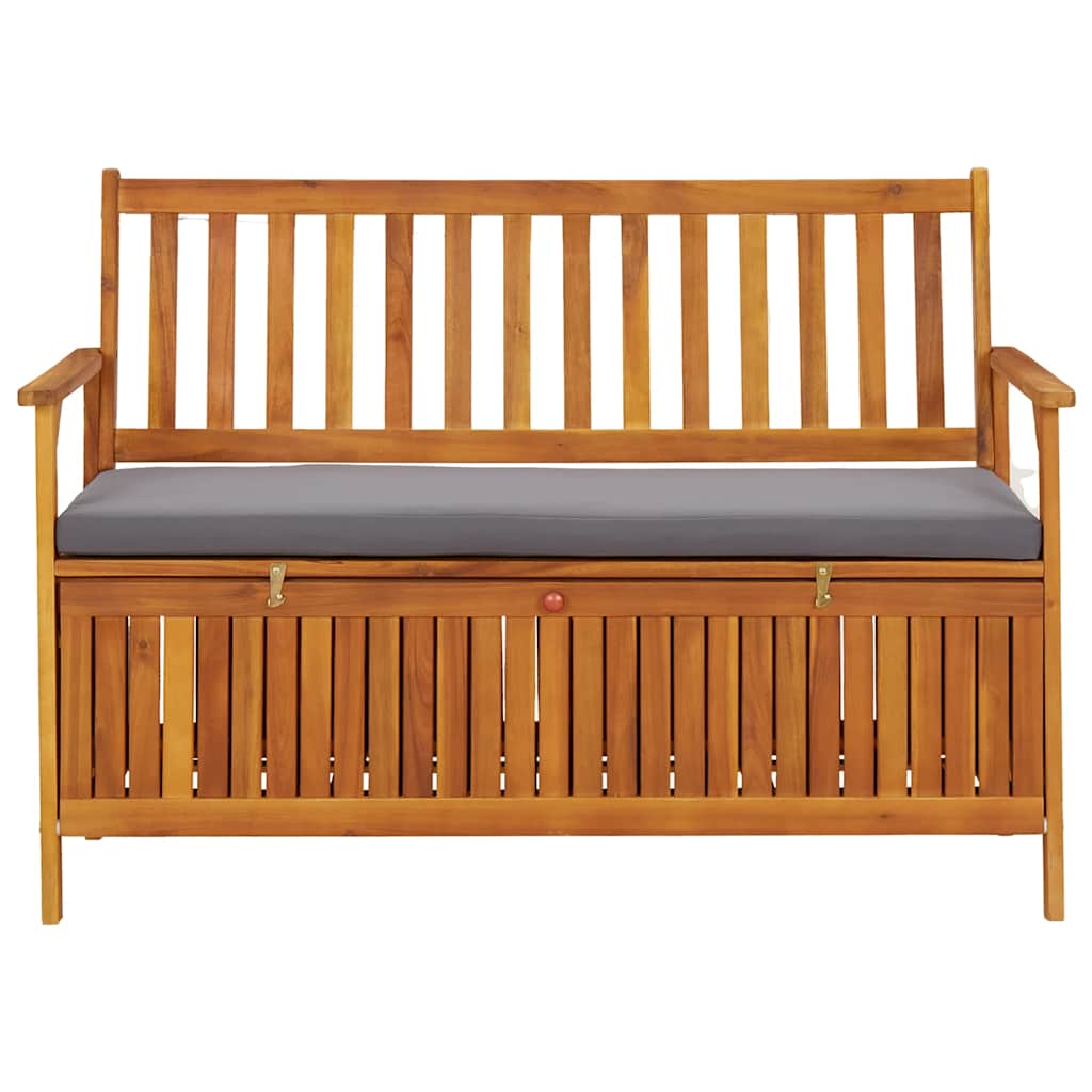 Cassapanca da Giardino 120 cm in Legno Massello di Acacia