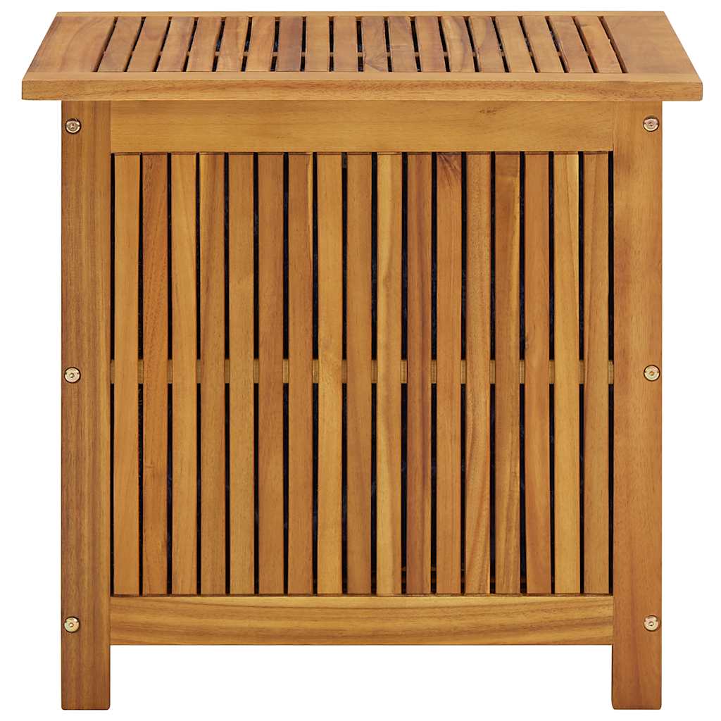 Contenitore da Giardino 60x50x58 cm in Legno Massello di Acacia