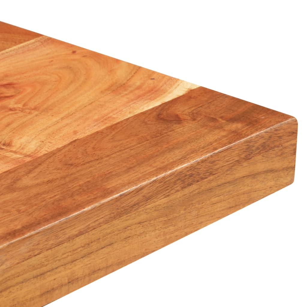 Tavolo da Bar Quadrato 50x50x110 cm Legno Massello di Acacia