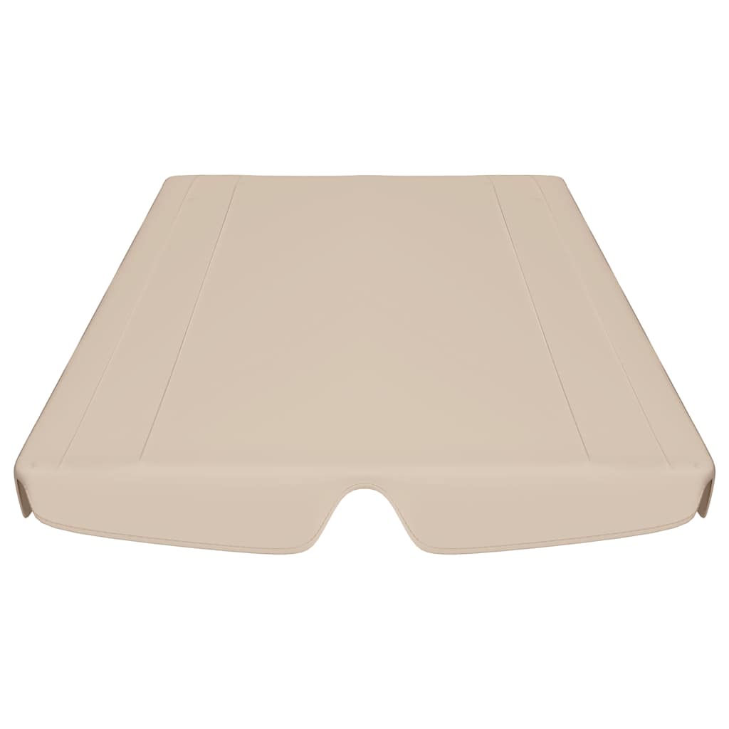 Baldacchino per Dondolo Giardino Beige 188/168x145/110 cm