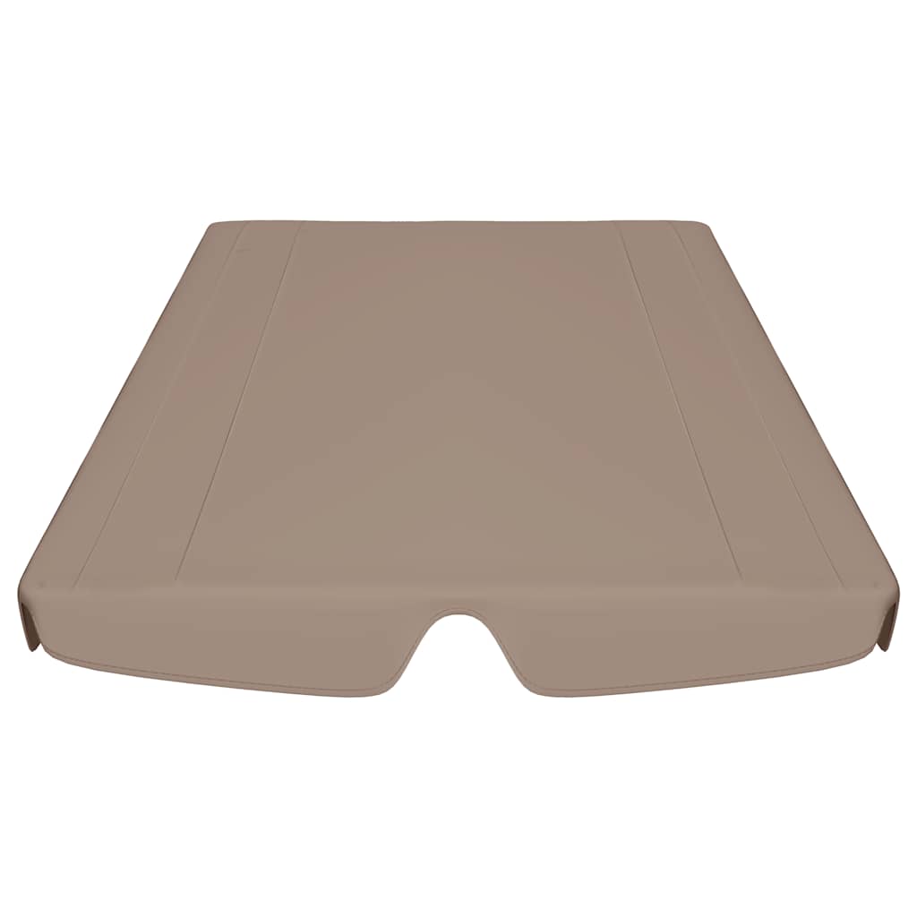 Baldacchino per Dondolo Giardino Tortora 188/168x145/110 cm