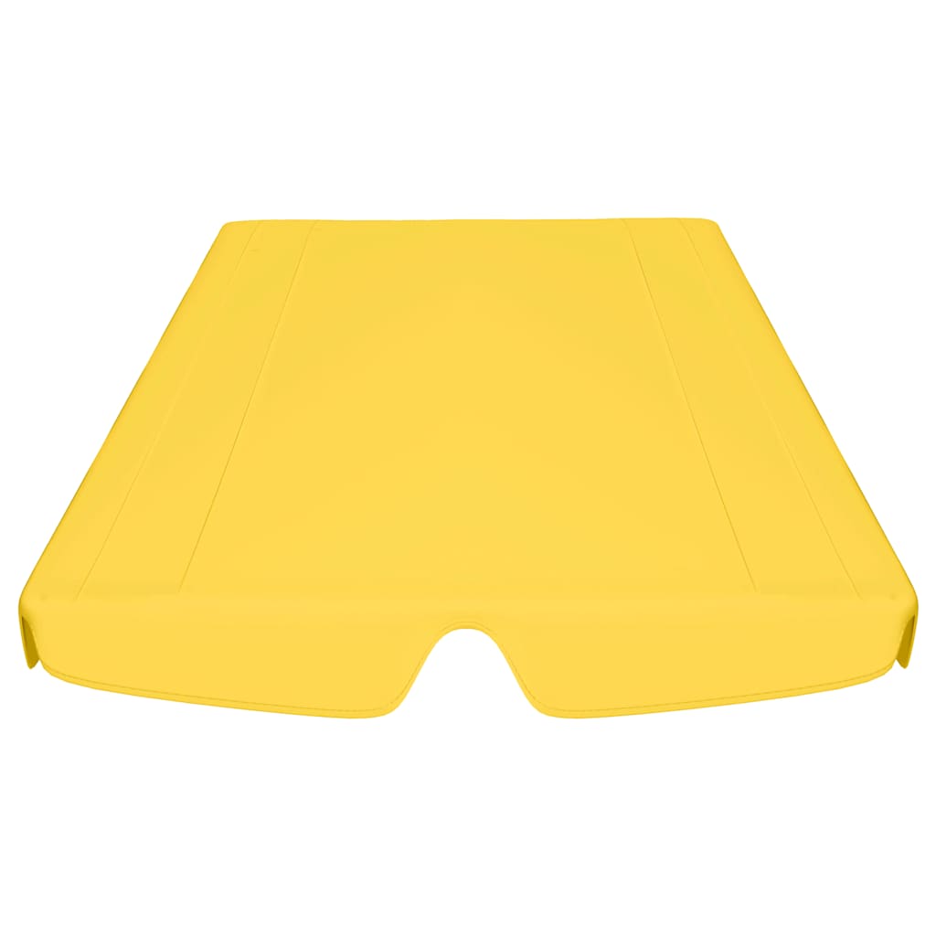 Baldacchino per Dondolo Giardino Giallo 150/130x105/70 cm