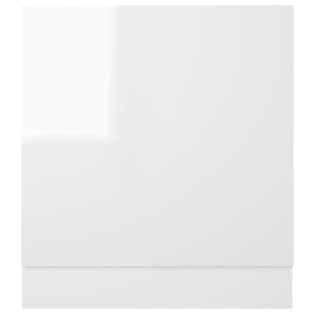 Pannello Lavastoviglie Bianco Lucido 59,5x3x67 cm Multistrato