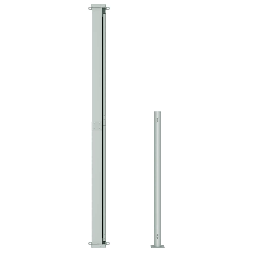 Tenda Laterale Retrattile per Patio 200x500 cm Nera