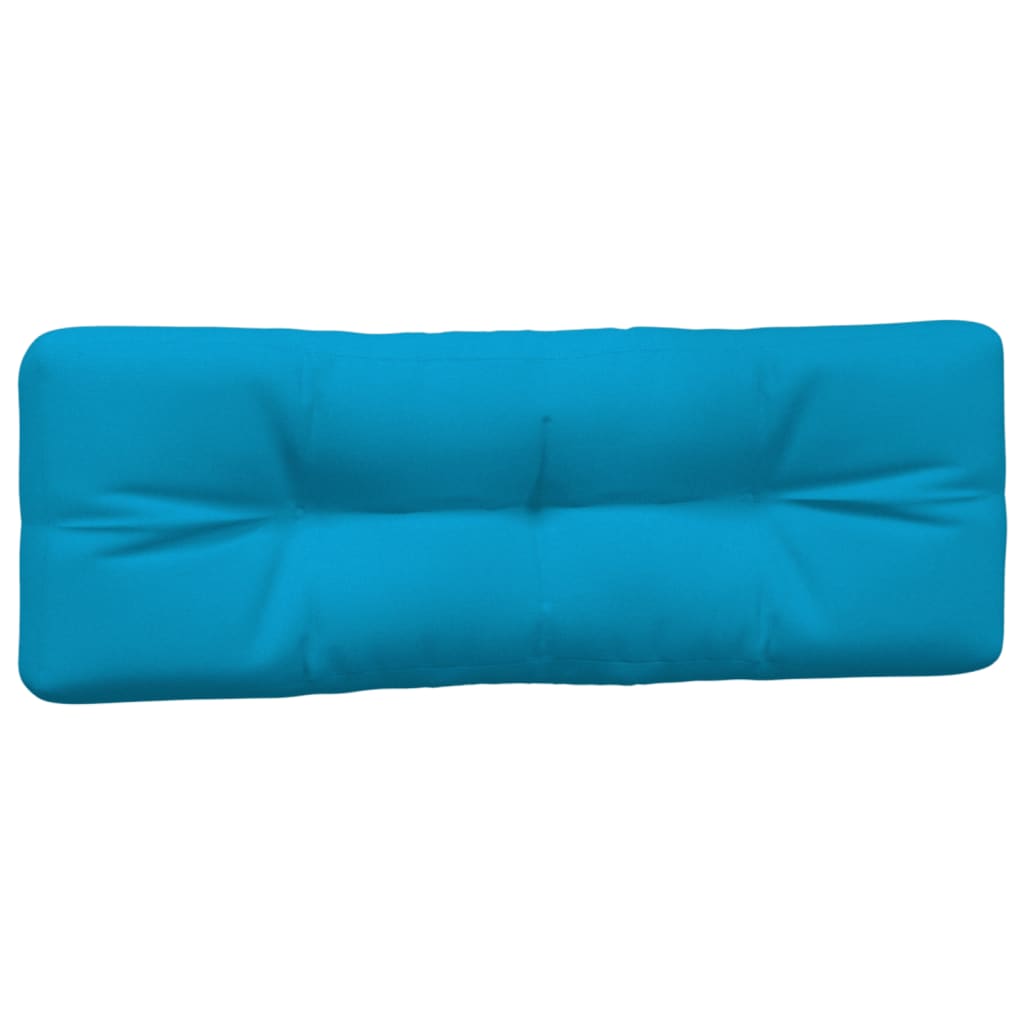 Cuscini per Pallet 3 pz Blu in Tessuto
