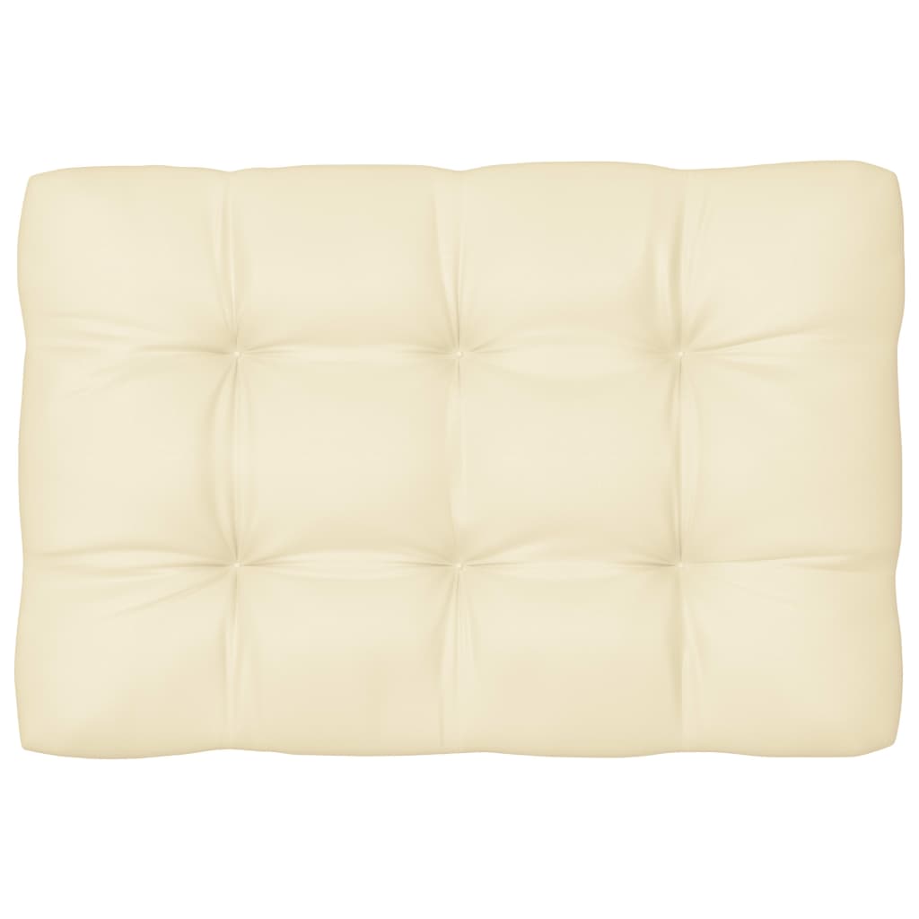 Cuscini per Divani su Pallet 7 pz Crema