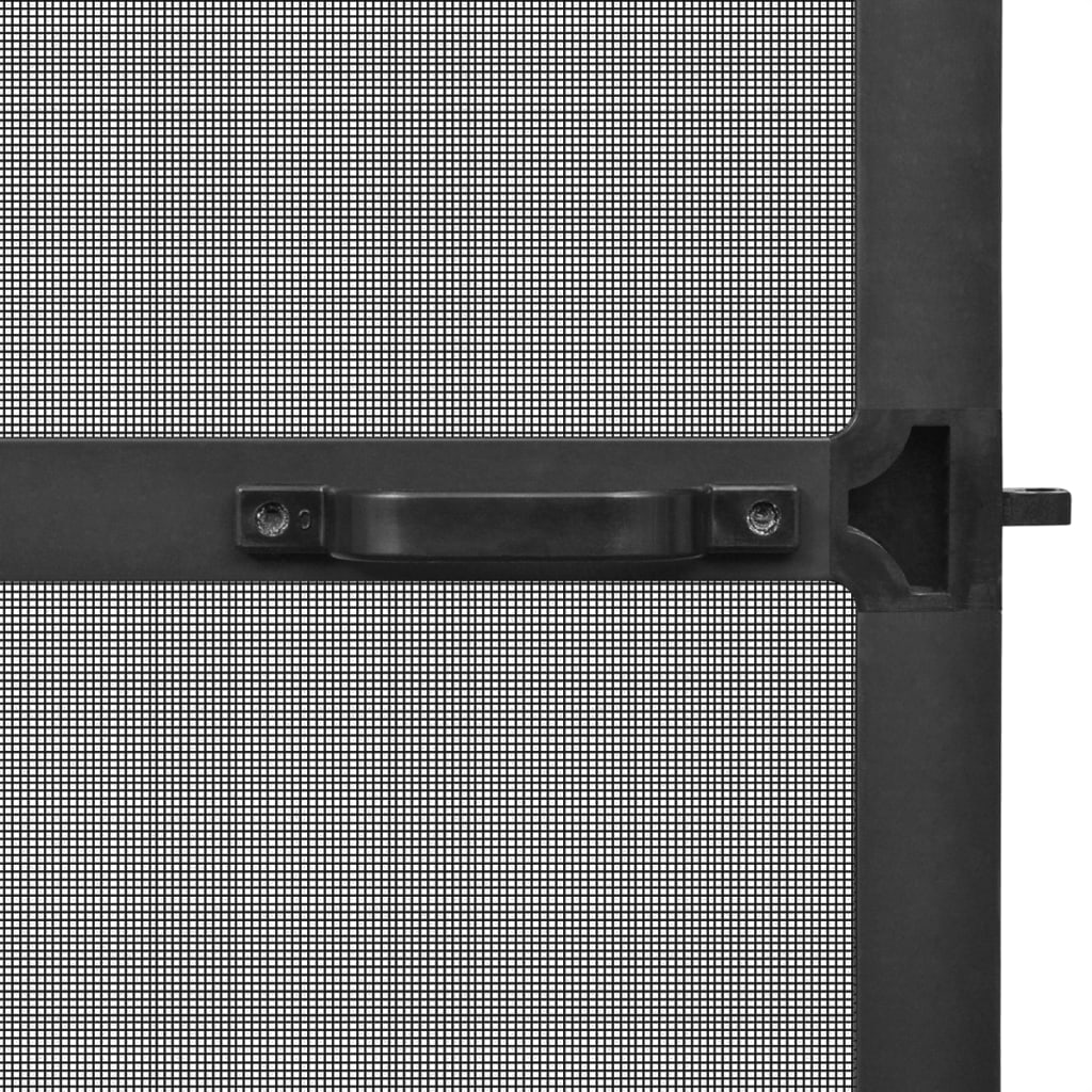Zanzariera con Cardini per Porte Antracite 120x240 cm