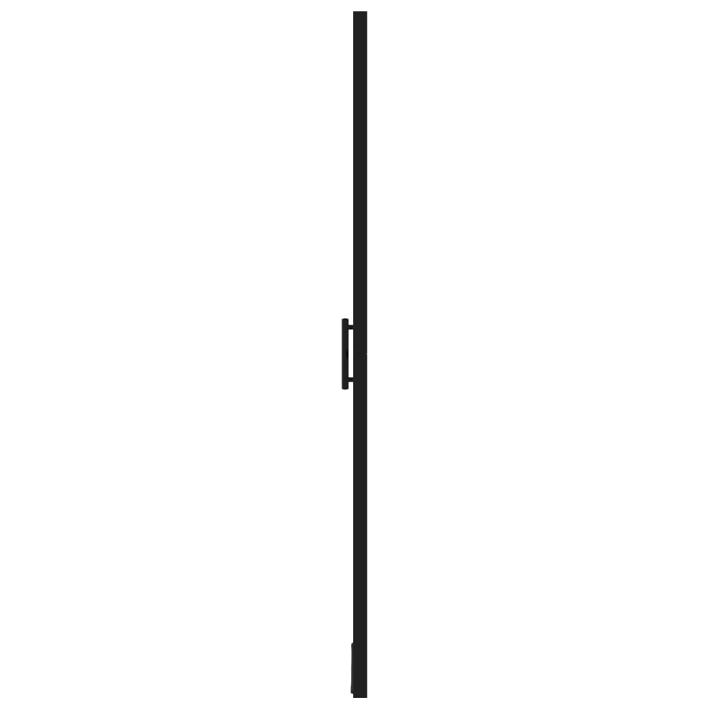 Porte per Doccia in Vetro Temperato 81x195 cm Nere