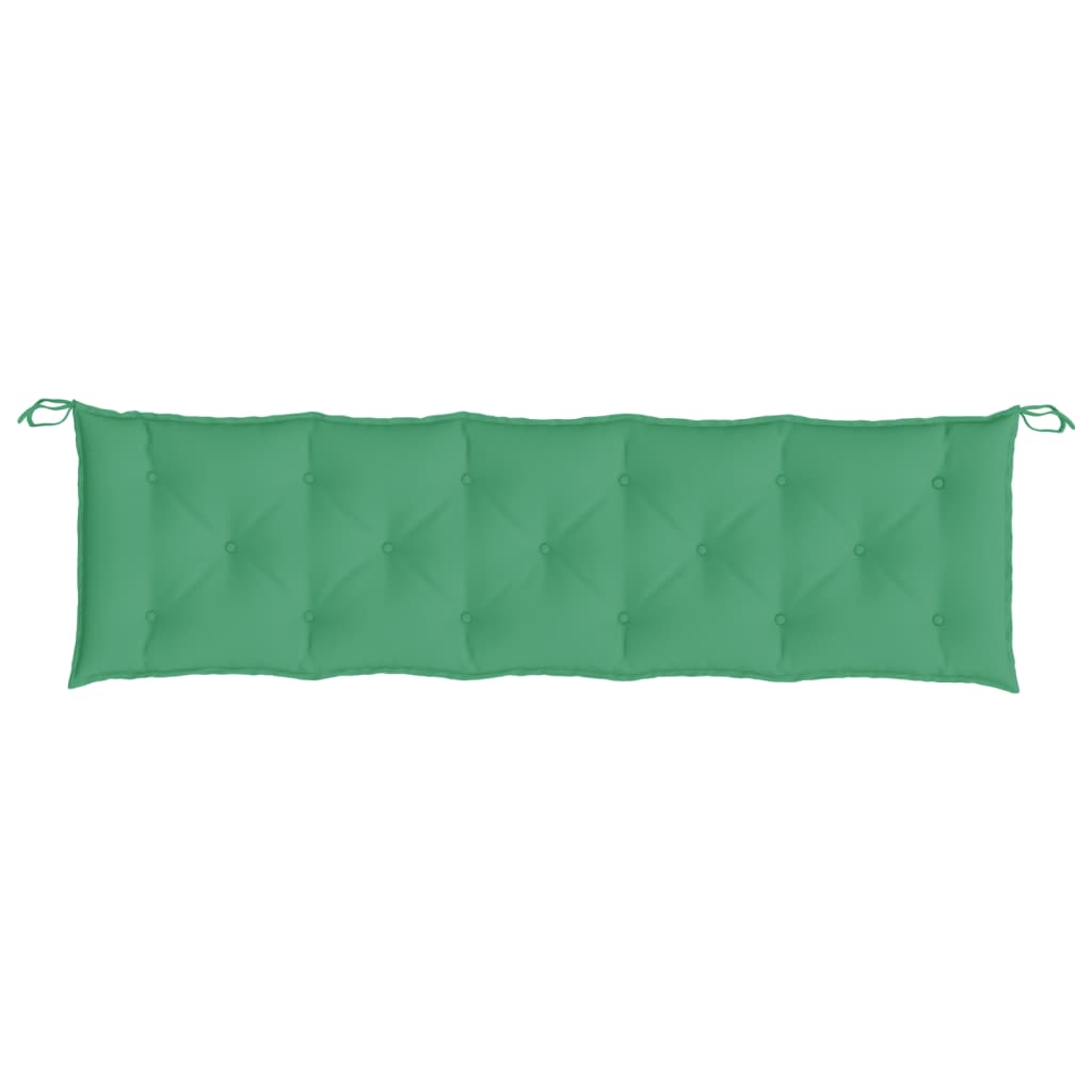 Cuscino per Panca Verde 180x50x7 cm in Tessuto Oxford