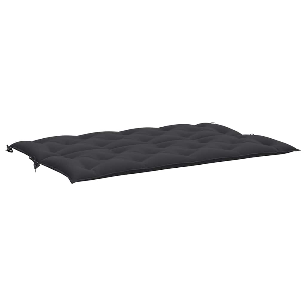 Cuscino per Panca Nero 150x(50+50)x7cm in Tessuto Oxford