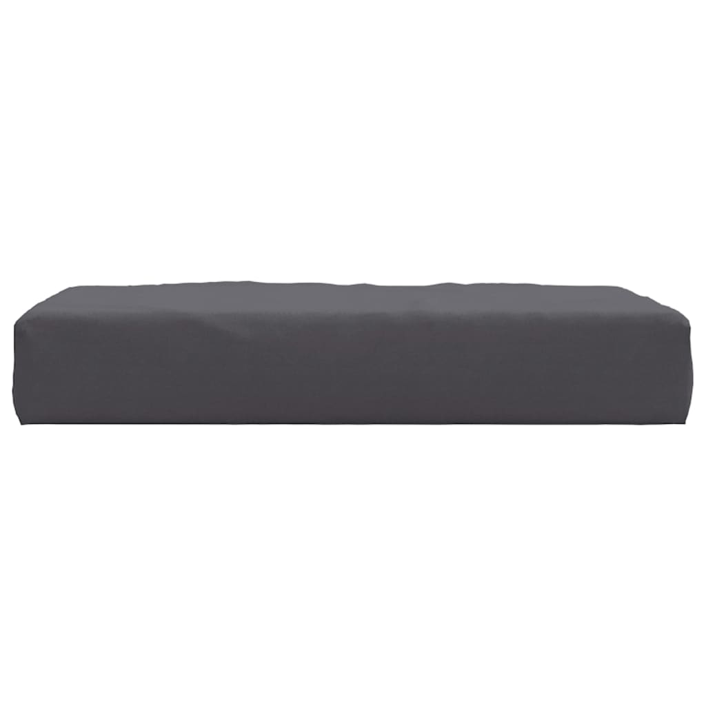 Cuscino per Pallet Antracite 60x60x6 cm in Tessuto
