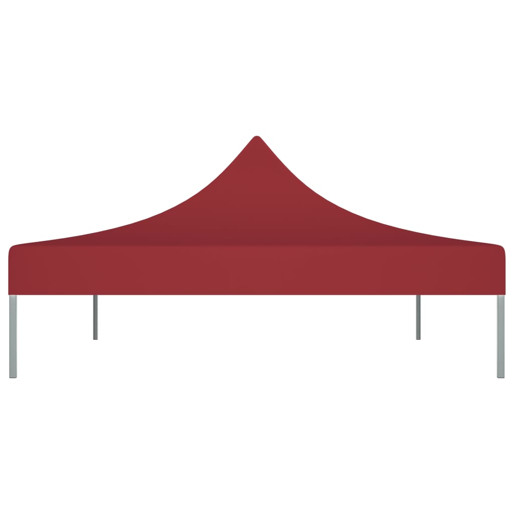 Tetto per Tendone per Feste 4x3 m Rosso Borgogna 270 g/m²