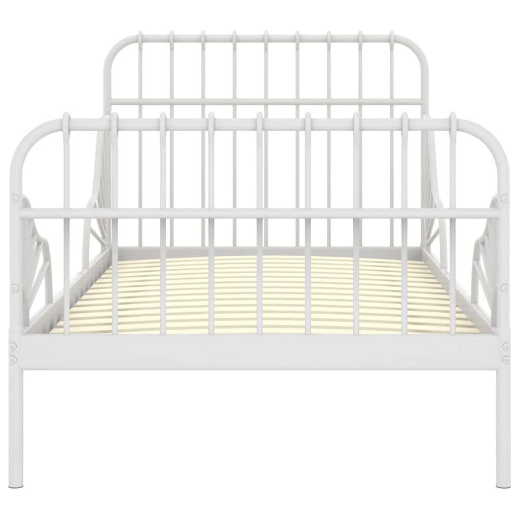 Giroletto Estendibile Bianco in Metallo 80x130/200 cm