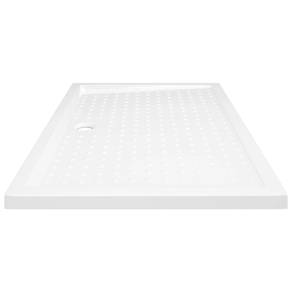 Piatto Doccia con Superficie Puntinata Bianco 80x120x4cm ABS