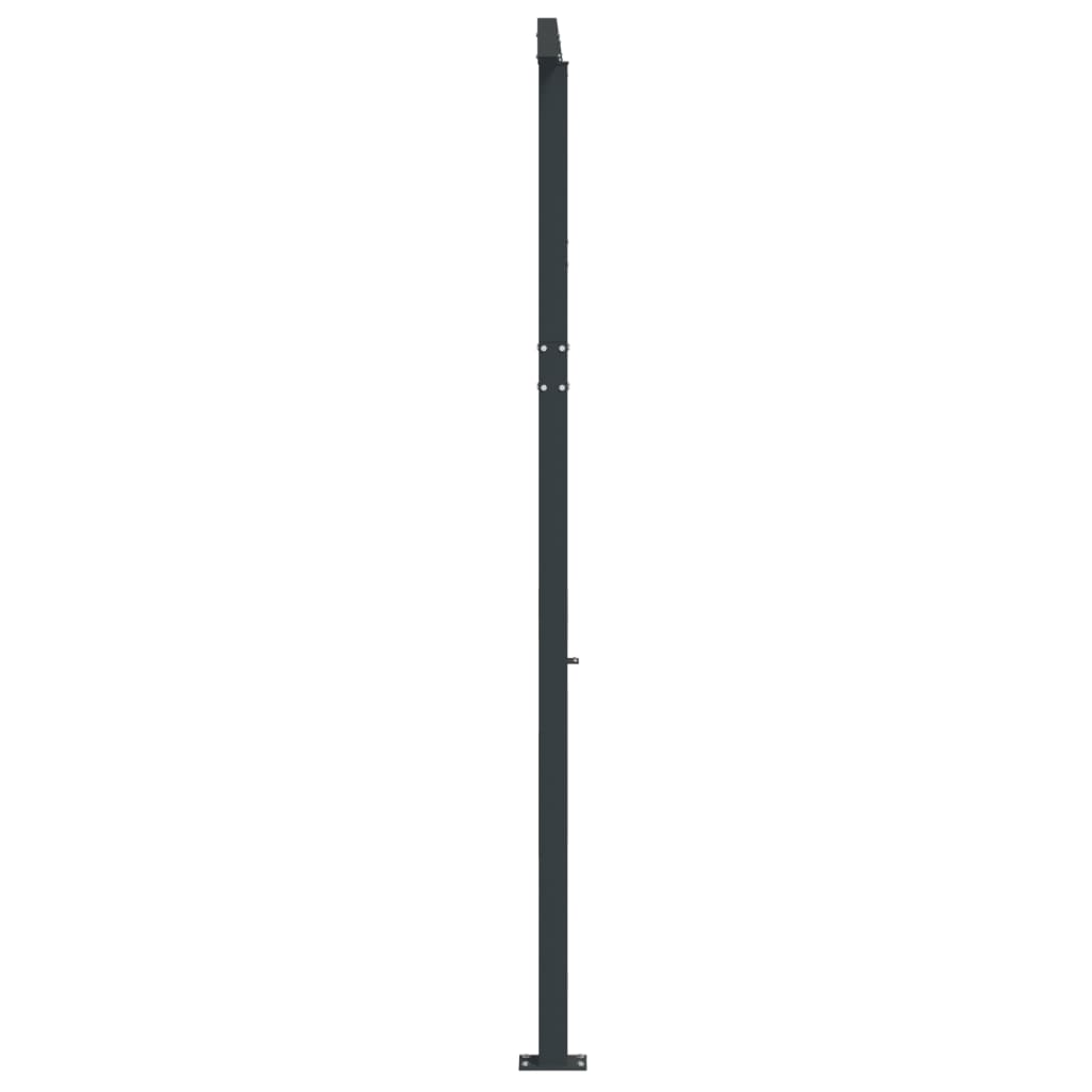 Set Pali per Tenda da Sole Antracite 600x245 cm Ferro