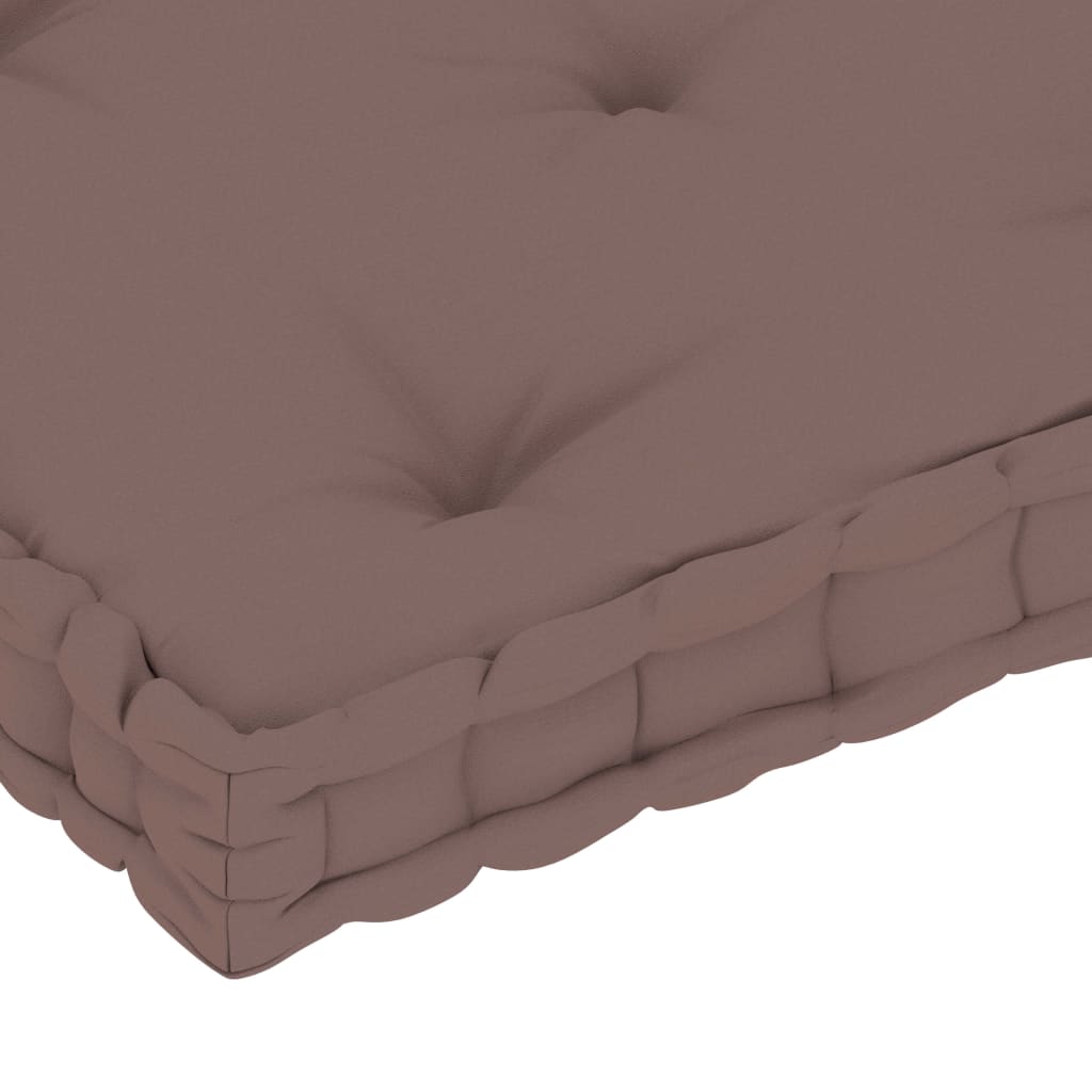 Cuscino per Pallet e Pavimento Talpa 73x40x7 cm in Cotone
