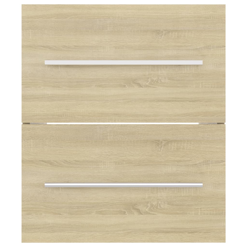 Mobile Lavabo Rovere Sonoma 41x38,5x48 cm in Legno Multistrato