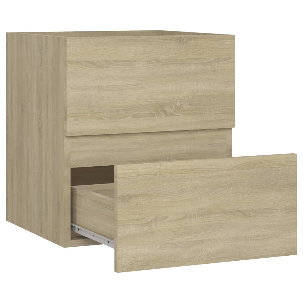 Mobile Lavabo Rovere Sonoma 41x38,5x45 cm in Legno Multistrato