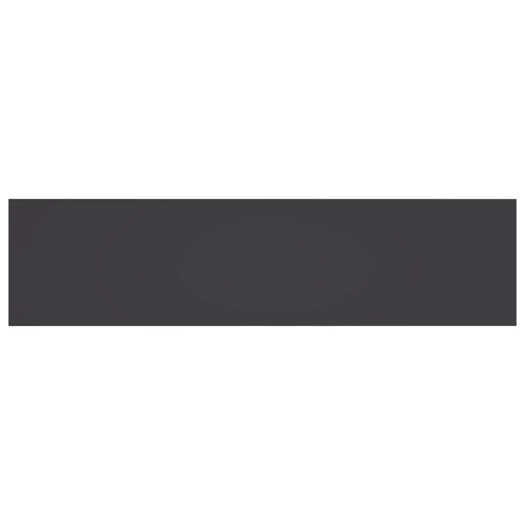 Ripiani per Libreria 4pz Grigi 40x10x1,5cm in Legno Multistrato