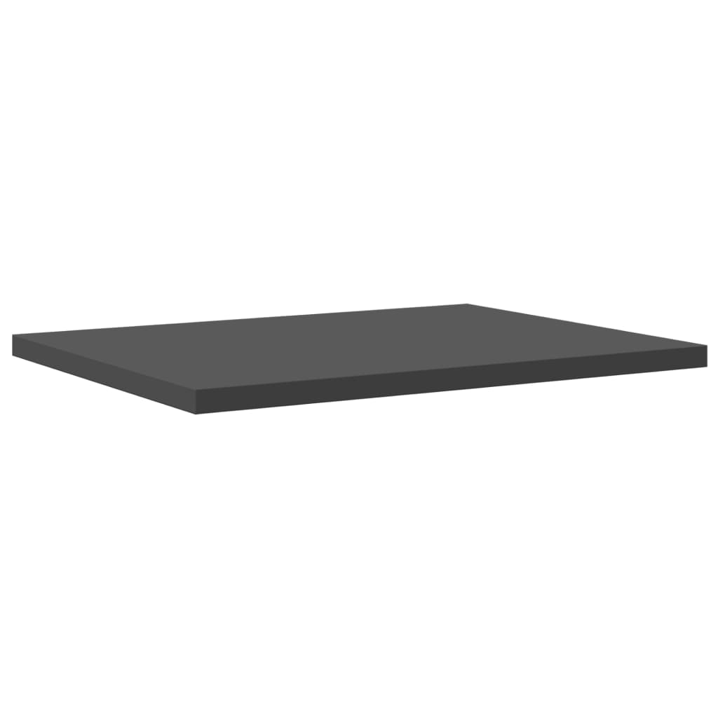 Ripiani per Libreria 4pz Grigi 40x30x1,5cm in Legno Multistrato