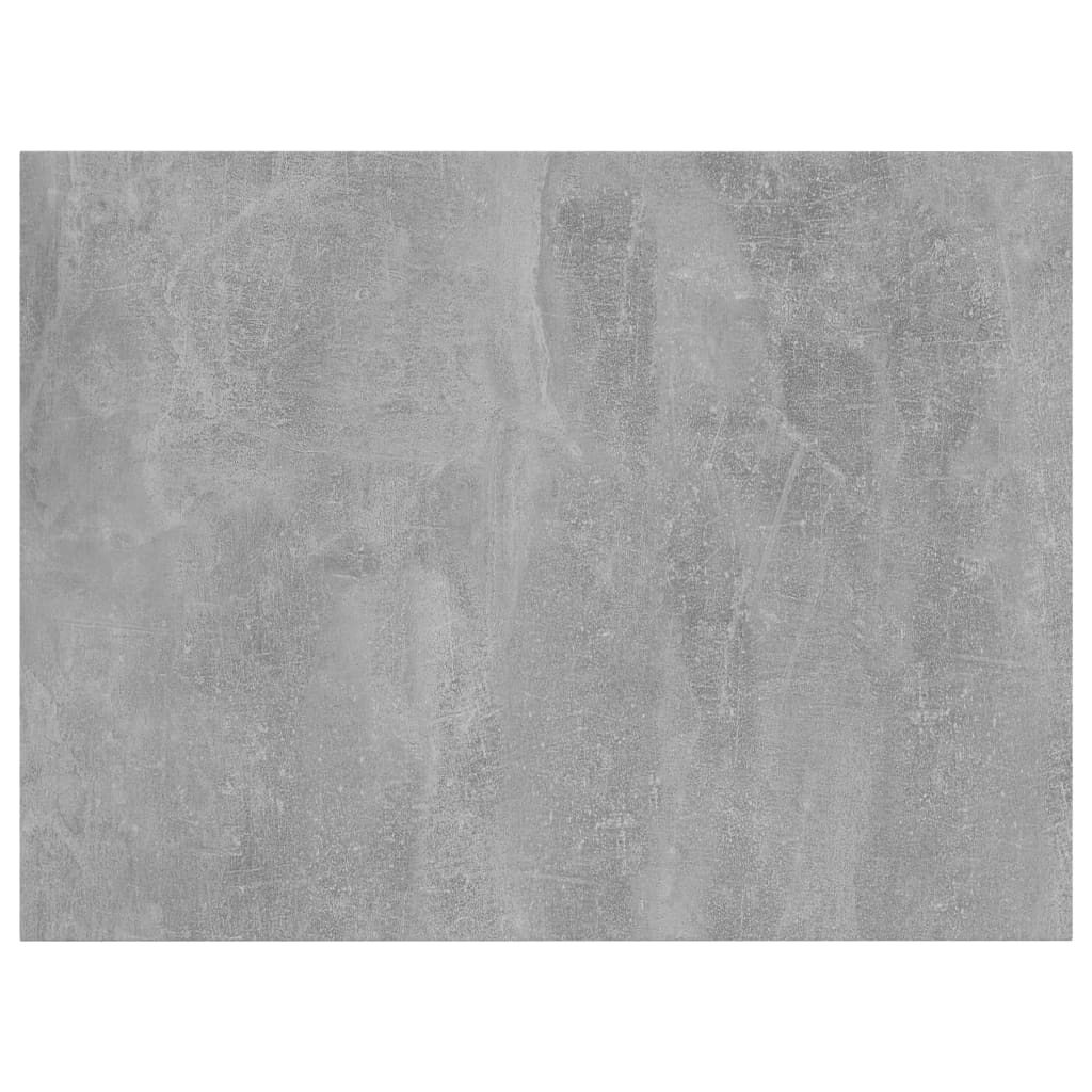 Ripiani per Libreria 8pz Grigio Cemento 40x30x1,5cm Multistrato