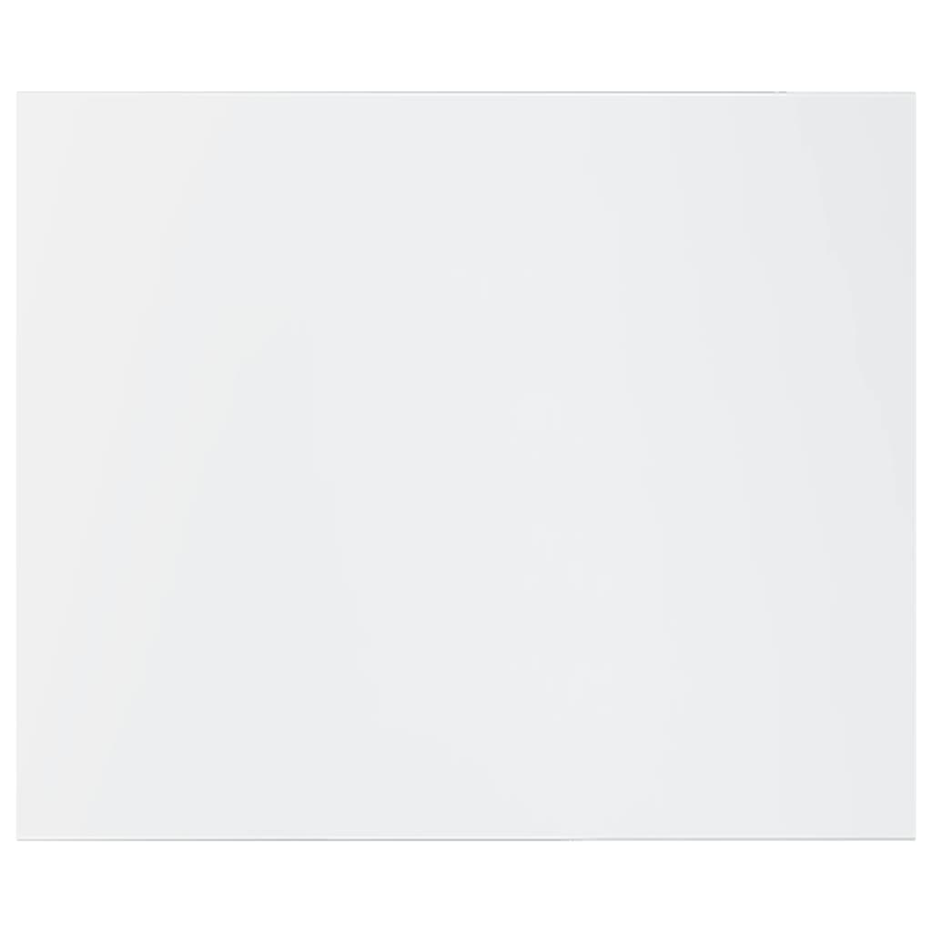 Ripiani per Libreria 8pz Bianco Lucido 60x50x1,5cm Multistrato